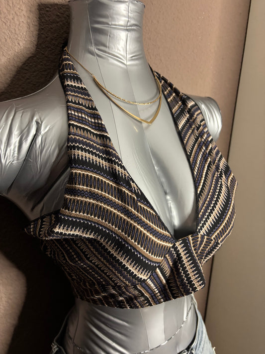 Haut dos nu graphique – SHEIN – Taille XS